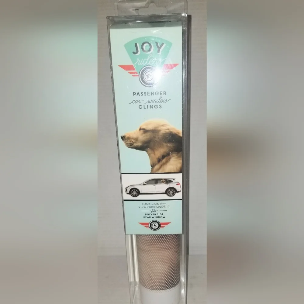 NEW JOY RIDERS PASSENGER CAR WINDOW CLING